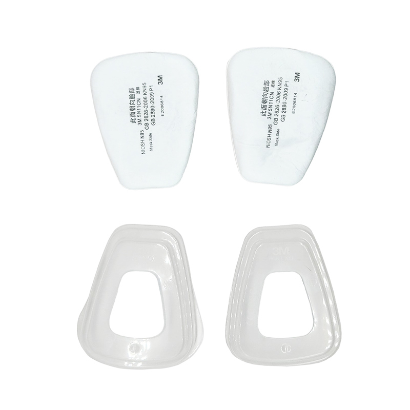 Полумаска силиконовая 3M 7502 комплект в СБОРЕ (фильтр угольный, предфильтр, держатель)