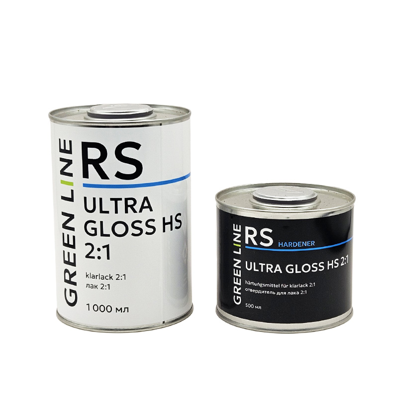 Лак Green Line ULTRA GLOSS HS 1+0,5л. комплект с отвердителем