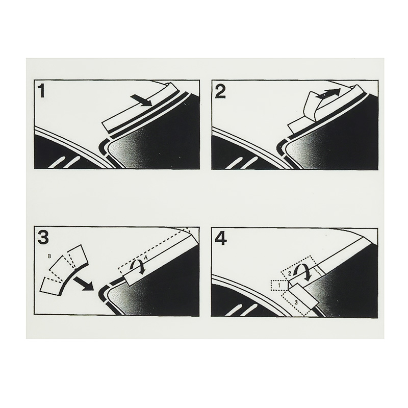 Лента маскировочная для уплотнителей стекол 50мм.*10м.