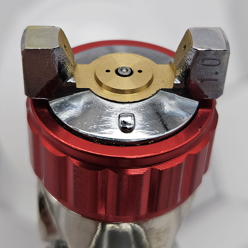 Краскопульт MFZ mini 887 HVLP 1,0мм. с верхним бачком 125мл