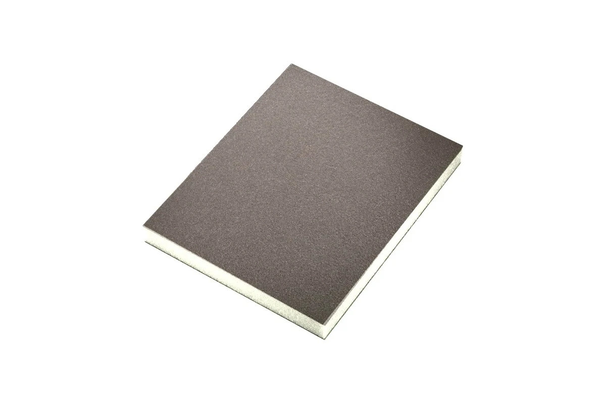 Губка Sia sponge flex 2-х сторонняя Microfine белая 120х98х13мм.