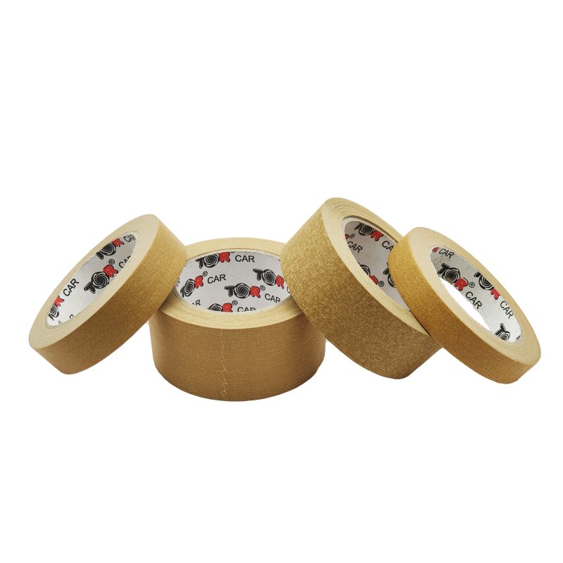 Скотч TOR малярный КОРИЧНЕВЫЙ 19мм.х40м. 80°