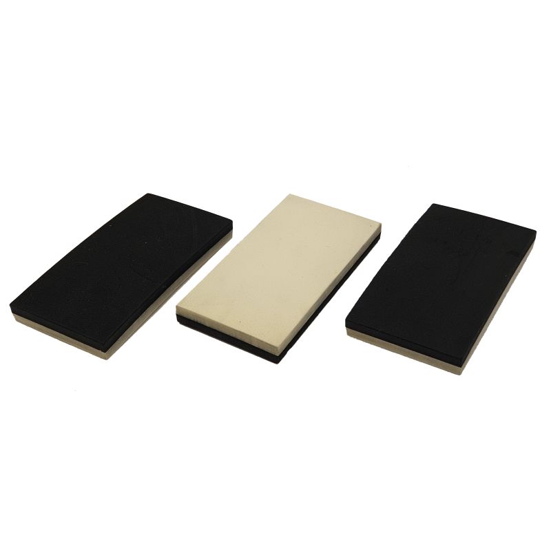 Ракель аналог MIRKA 2-х ст. мягкий/жесткий 125х60х12мм.