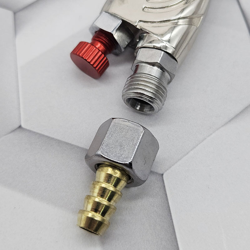 Краскопульт MFZ mini 887 HVLP 1,0мм. с верхним бачком 125мл