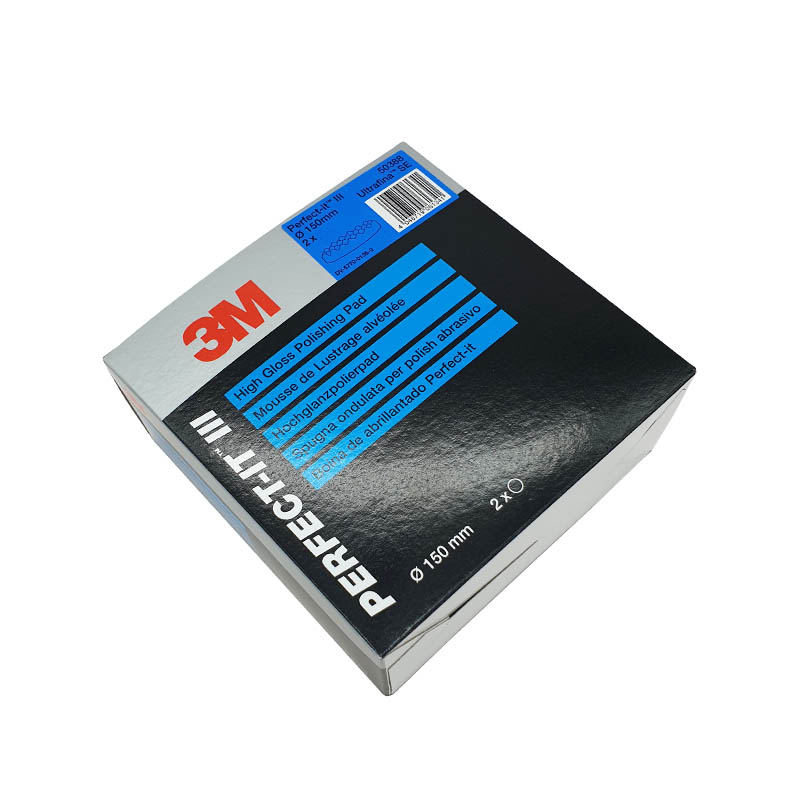 Полировальник 3M синий рифленый