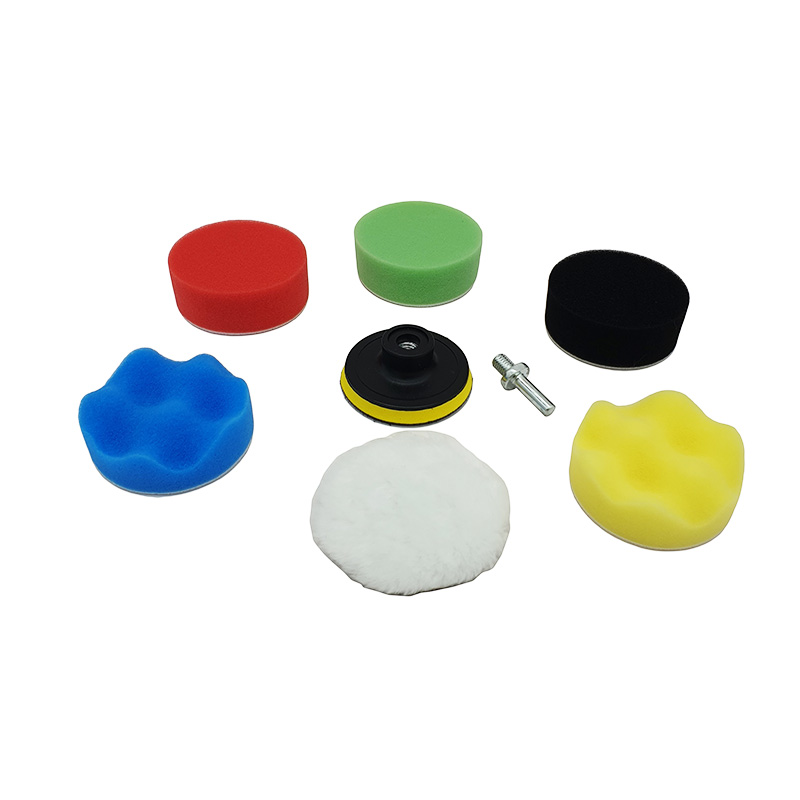 Полировальник Wooste 75мм., набор 6шт.+ оправка