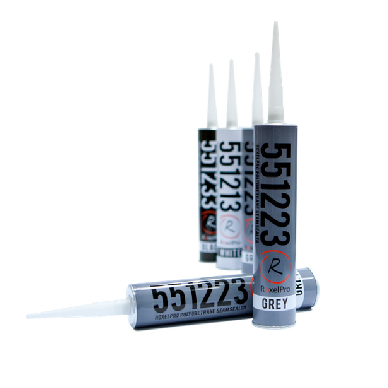 Герметик RoxelPro ПУ серый многоцелевой 310мл.