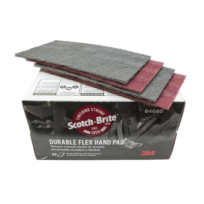 Скотч брайт 3M NEW 115х230мм. серый