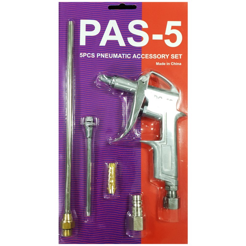 Пистолет TOR продувочный, набор со сменными соплами