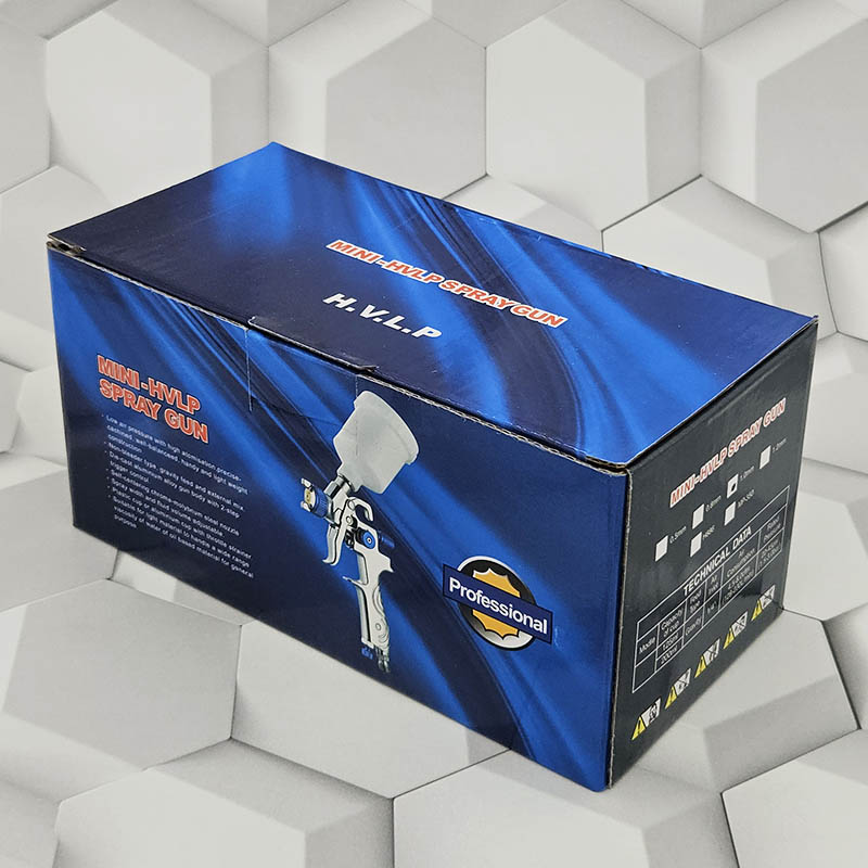 Краскопульт MFZ mini 887 HVLP 1,0мм. с верхним бачком 125мл