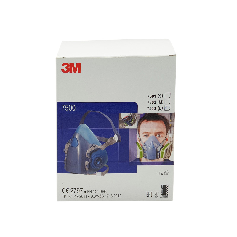 Полумаска силиконовая 3M 7503 размер L