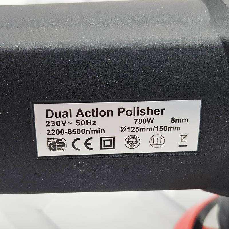 Машинка полировальная MFZ 150мм. эксцентрик 8мм. 780W