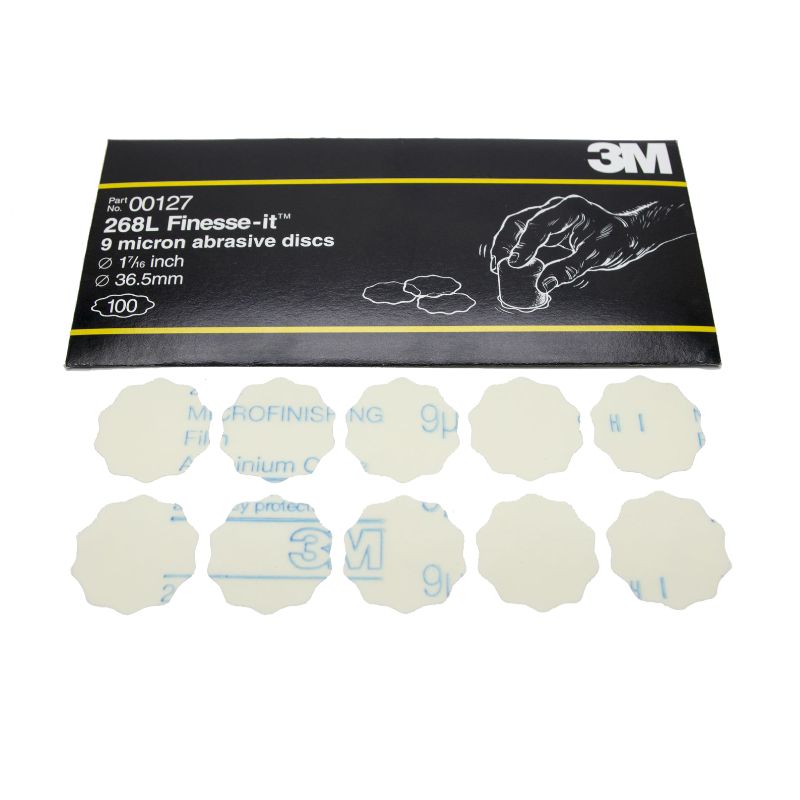 Цветок 3M абразивный Finesse-it 36мм. 9 мкм.