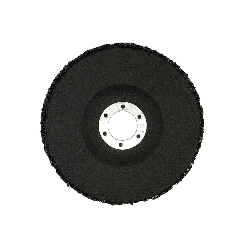 Круг зачистной кораловый APC Clean&Strip 125мм. на болгарку черный