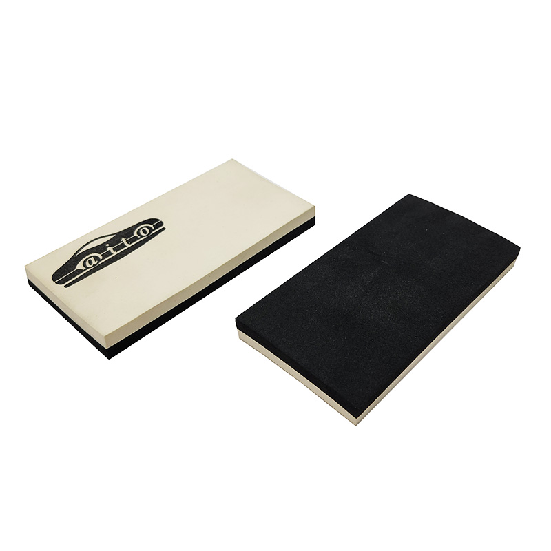 Ракель аналог MIRKA 2-х ст. мягкий/жесткий 125х60х12мм.