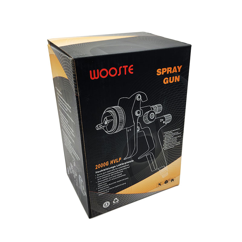 Краскопульт Wooste 2000G 1,3мм. верхний бачок 600 мл.