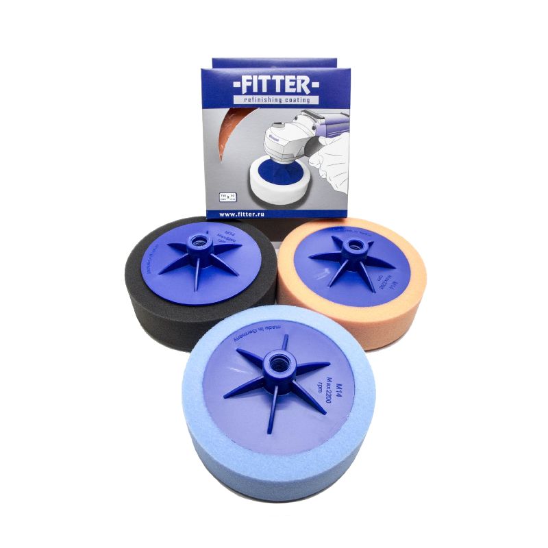 Полировальник Fitter M14 оранжевый 150/50мм.