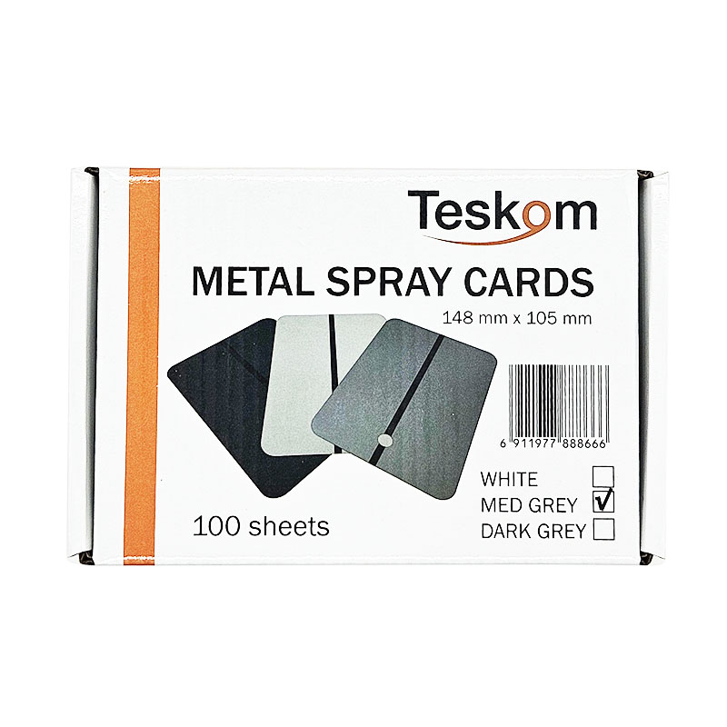 Тест пластины Teskom металл. белые (уп.100шт.)