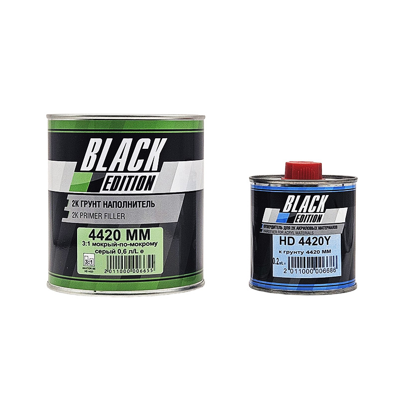 Грунт Maxtor Black Edition 3+1 0,6+0,2л. мокрый по мокрому серый