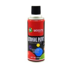 Эмаль черная матовая Wooste СПРЕЙ 520мл.