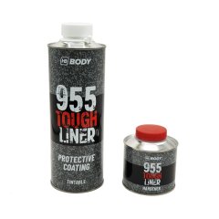 Покрытие защитное BODY 955 TOUGH LINER колеруемое 0,6+0,2л. комплект с отвердителем