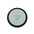 Полировальник Fitter черный рифленный 150/30мм.