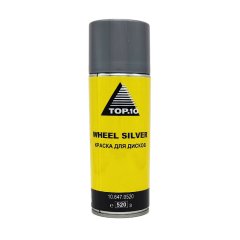 Эмаль TOP10 для дисков, серебро 520мл. СПРЕЙ
