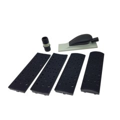 Шлифблок MFZ 200х70мм. с п/о (4 насадки разного профиля)