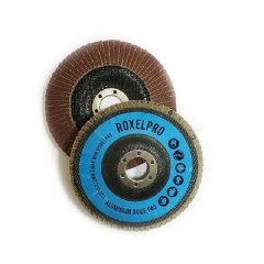 Круг RoxelPro лепестковый P80 под болгарку 125х22мм, оксид алюминия