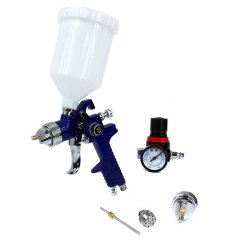 Краскопульт MFZ HVLP 1.4+1.7мм блистер верхний бачок 600мл.