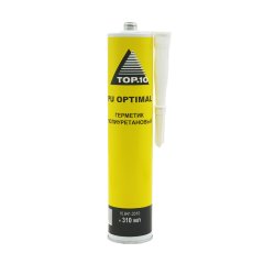 Герметик TOP10 ПУ шовный многоцелевой белый 310мл.