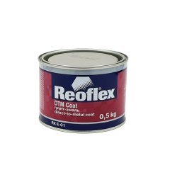 Грунт-эмаль Reoflex акриловый черный матовый 0,5л.