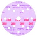Круг 3M полировальный P1500 150мм. 15отв. 260L Purple
