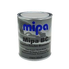 Эмаль Mipa базовая SuperBlack черный 1л.