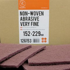 Скотч брайт RoxelPro 152х230мм. VERY FINE красный