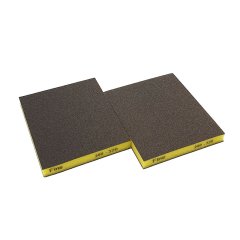 Губка Sia sponge flex 2-х сторонняя Fine желтая 120х98х13мм.