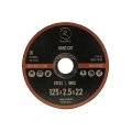 Круг RoxelPro отрезной 125x1.0x22мм, Т41, для стали