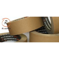 Скотч RoxelPro малярный КОРИЧНЕВЫЙ 36мм.х40м. 80С