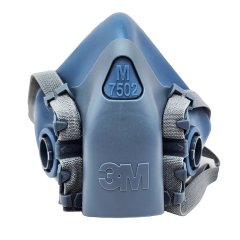 Полумаска силиконовая 3M 7502 комплект в СБОРЕ (фильтр угольный, предфильтр, держатель)