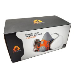 Полумаска Jeta Safety 6500P размер S силиконовая комплект с фильтрами