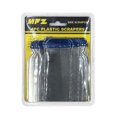 Шпатель MFZ металлический япончик (набор 4шт.: 50,80,100,120мм.), блистер