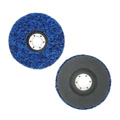 Круг зачистной кораловый RMC Strip-it 125мм. на болгарку синий