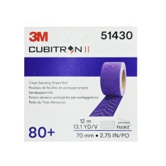 Полоса 3M Cubitron II™ 737U 70мм. P80+ в рулоне 12м.