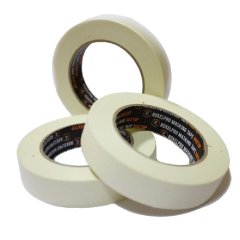 Скотч RoxelPro малярный бежевый 18мм.х 50м. 80С