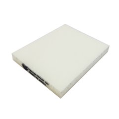 Губка Wooste 2-х сторонняя 80 белая 120х98х13мм.