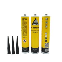 Герметик TOP10 ПУ шовный многоцелевой чёрный 310мл.